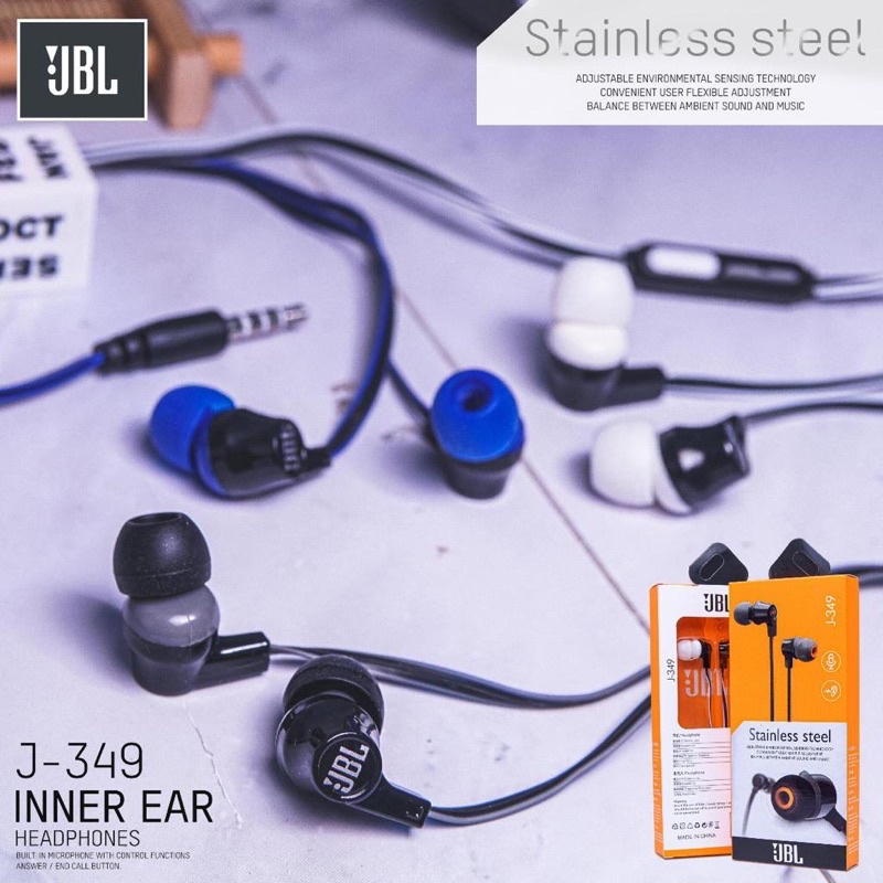 Headset JBL J-349 Premium Import HF JBL Suara Bagus Extra Bass