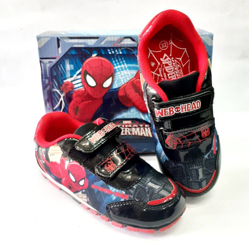 Sepatu Karakter Anak - Sepatu Ando Gambar Spider