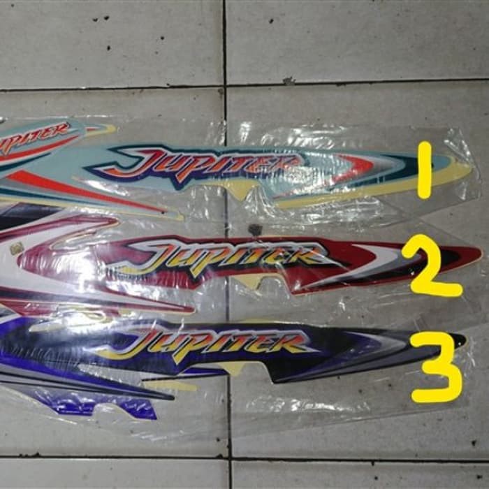 Striping lis&Stiker Body&Stiker Motor Jupiter 2001 murah