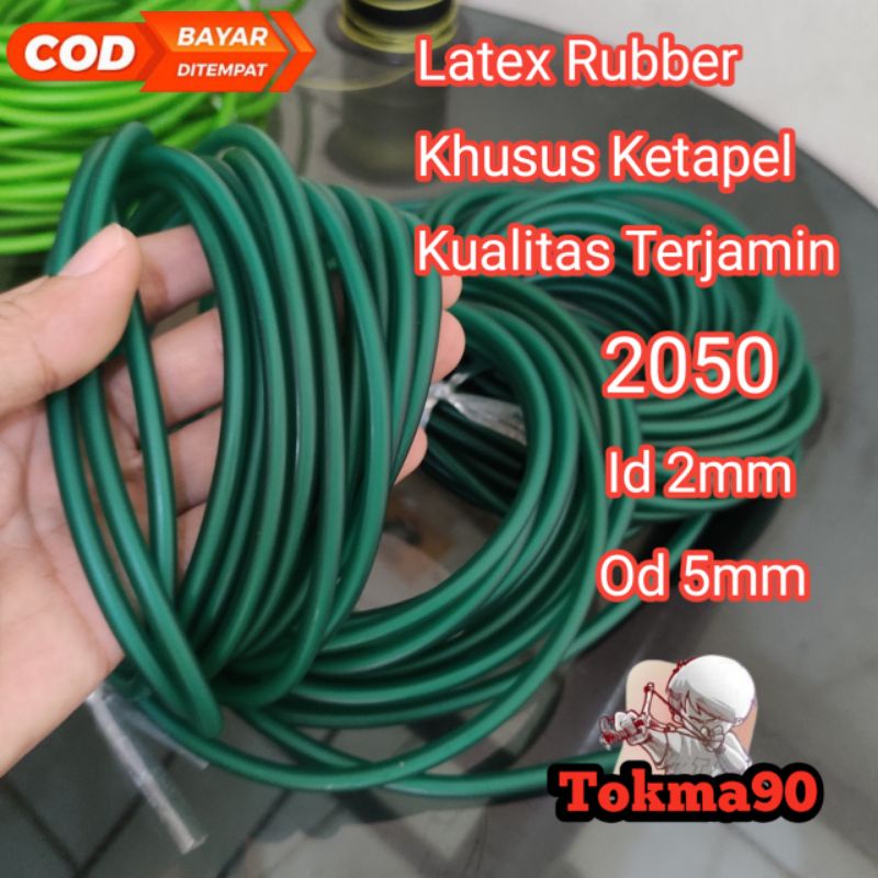 Karet Tabung Ketapel Ikan 5mm Slingshot Latex Rubber 2050 Best Quality Grade A