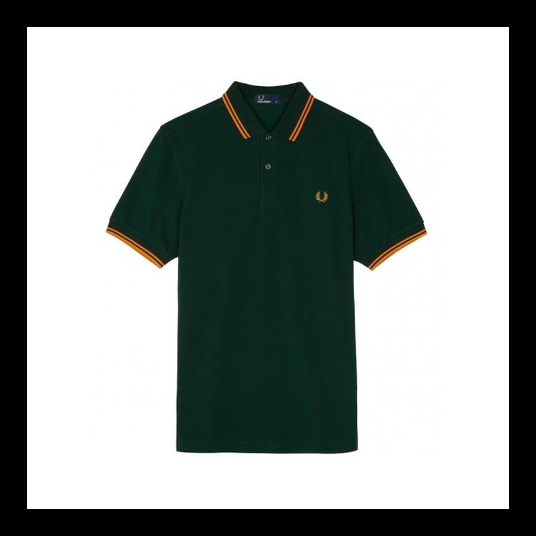 STOK BARU FRED PERRY POLO SHIRT GREEN KAOS POLO PRIA MURAH