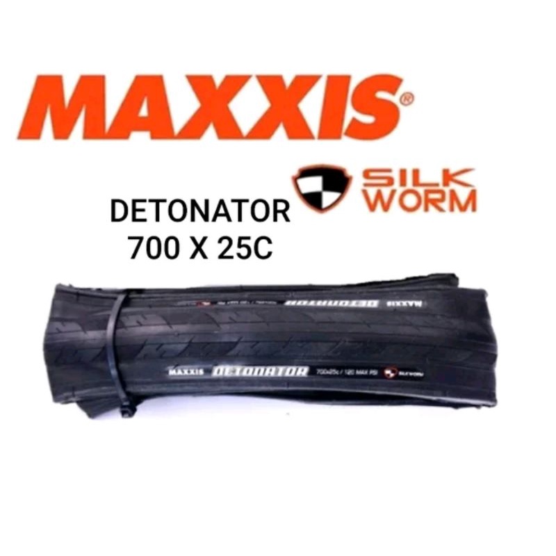 Ban luar maxxis detonator 700 x 25C .. Ban dalam Maxxis.. type detonator.. ban luar sepeda kevlar