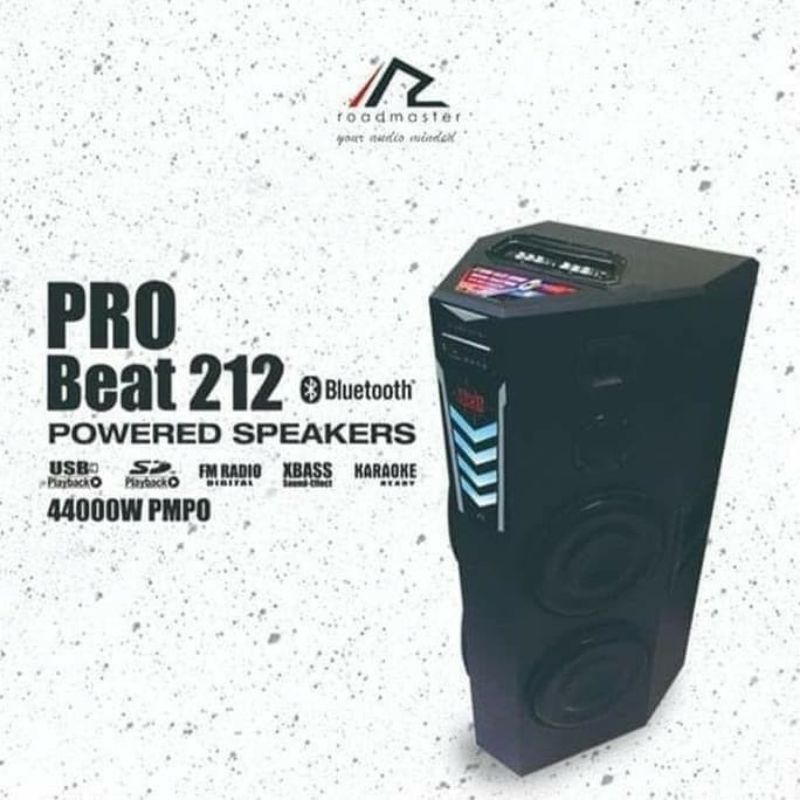 Roadmaster Speaker Bluetooth Pro Beat 212 - Analog
