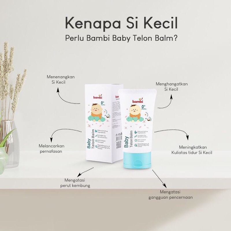 BAMBI BABY TELON BALM  (PROMO POTONGAN HARGA)