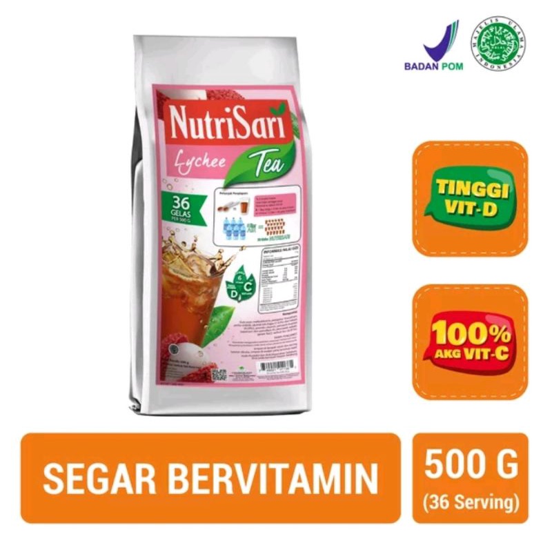 

Nutrisari Lychee Tea 500gr