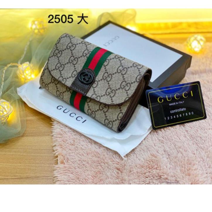 ↰ Murahnich Dompet wanita branded/ Dompet lipat gucci ❦