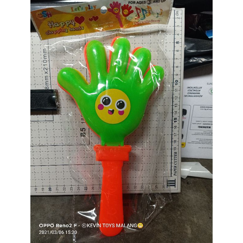 SH 118 HAPPY CLAPPING HAND / Mainan Anak tepuk tangan happy clapping hand goyang tepok