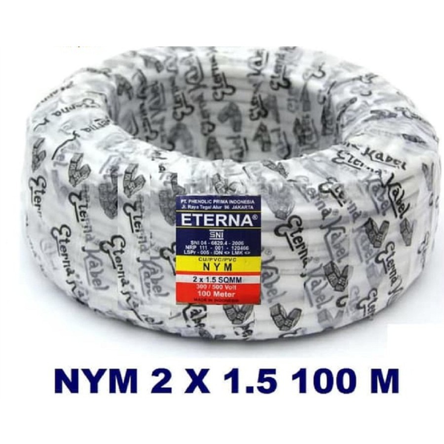 KABEL NYM 2 X 1,5 ( 100M ) ETERNA