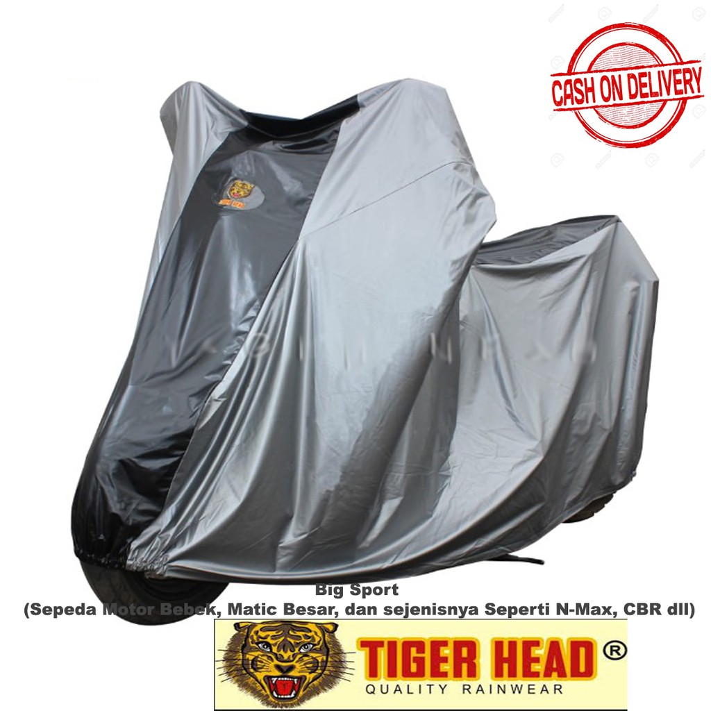 Jas Hujan Motor Sport Big Matic N-Max PCX CBR Cover Motor Big LJM Tiger Head