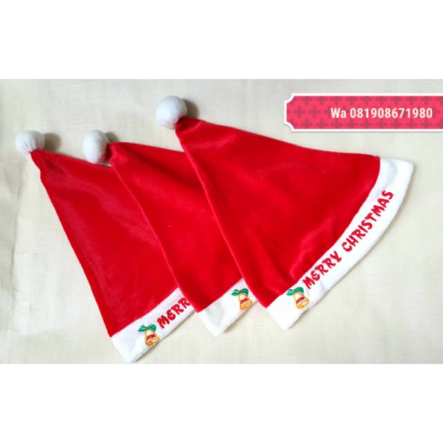 TOPI NATAL BAYI ANAK MURAH AKSESORIES CHRISTMAS HAT TOPI NATAL ANAK