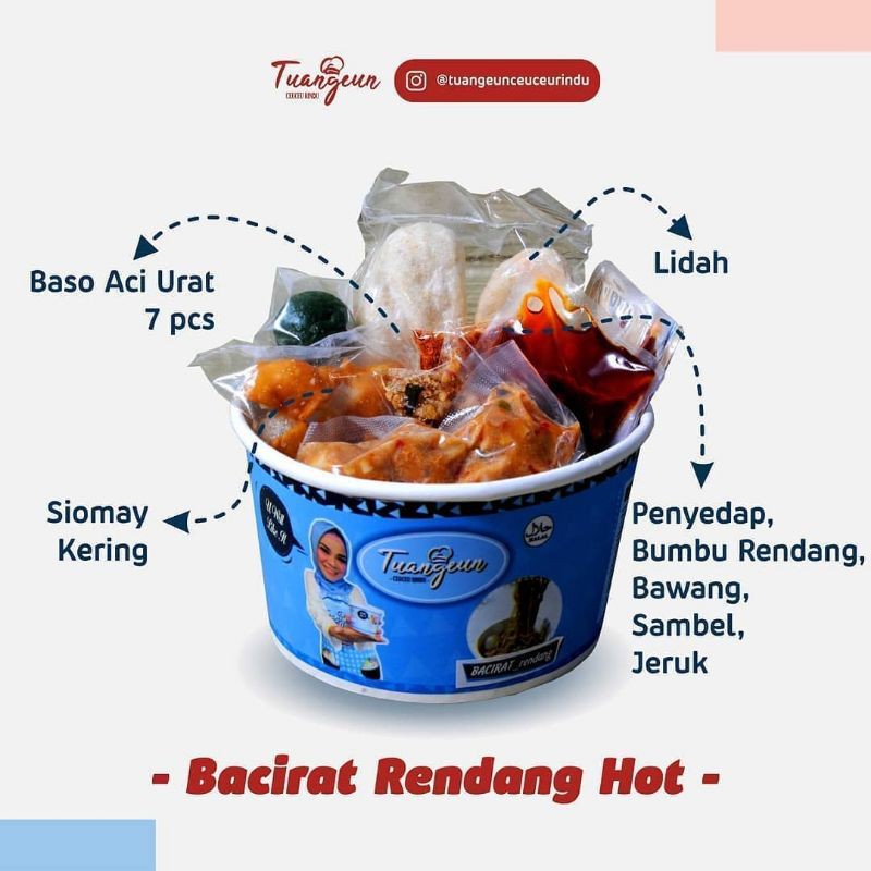 

baso aci urat /bacirat rendang hot