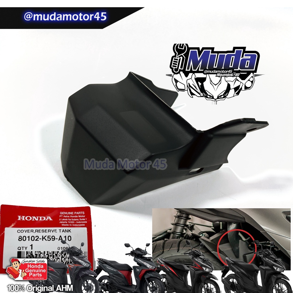 TUTUP TABUNG VARIO 125 150 LED NEW OLD K59J K2V AIR RADIATOR 2015 2016 2017 2018 2019 8010E-80102-K5