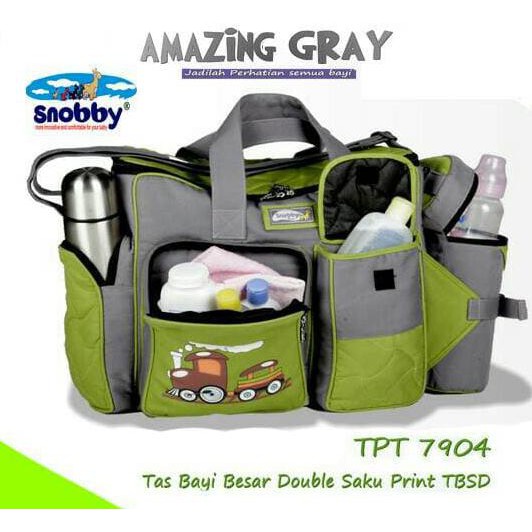 Tas Besar Snobby / Tas Bayi Besar Botol Susu / Tas Bayi Snobby / Tas Snooby Tsby-4143