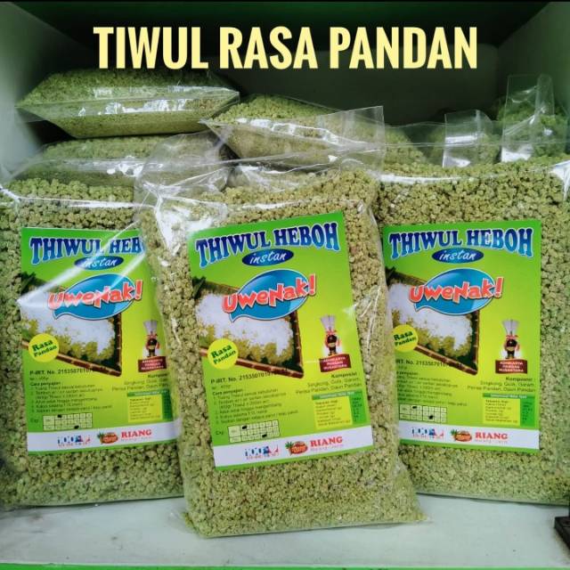 

Tiwul rasa pandan