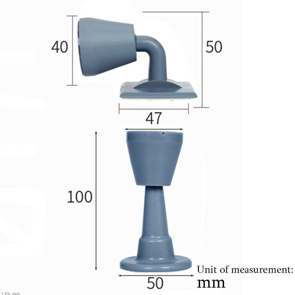 Preva Door Stopper Penahan Pintu Gerbang Bisu Lurus Non Pukul Door Stop
