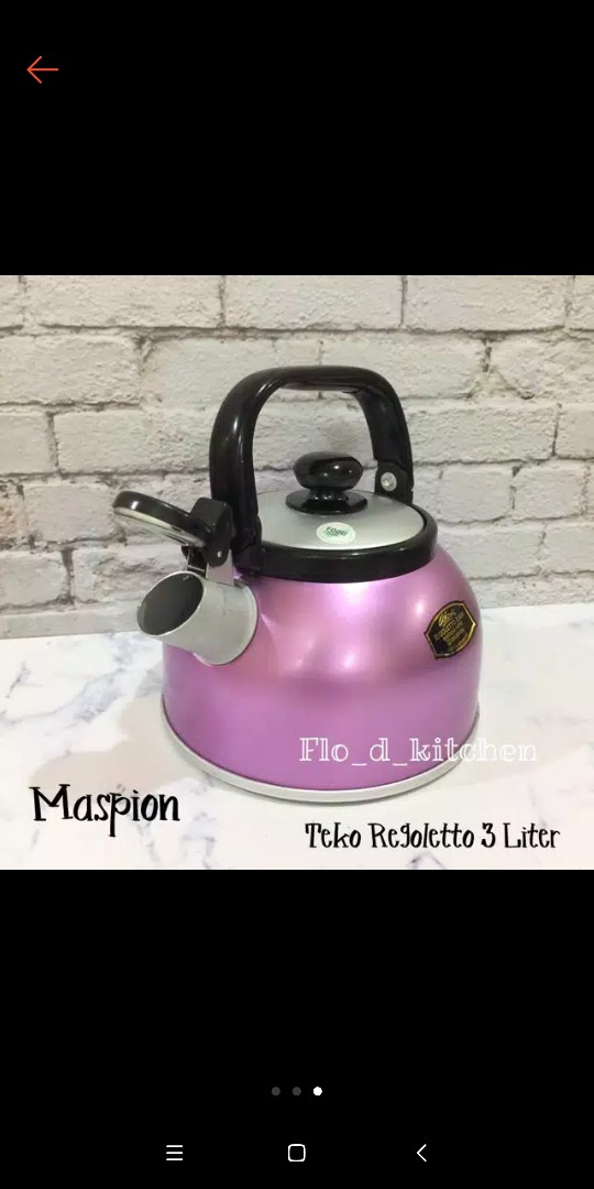Maspion Teko Rigoletto 3 Liter - Teko Siul