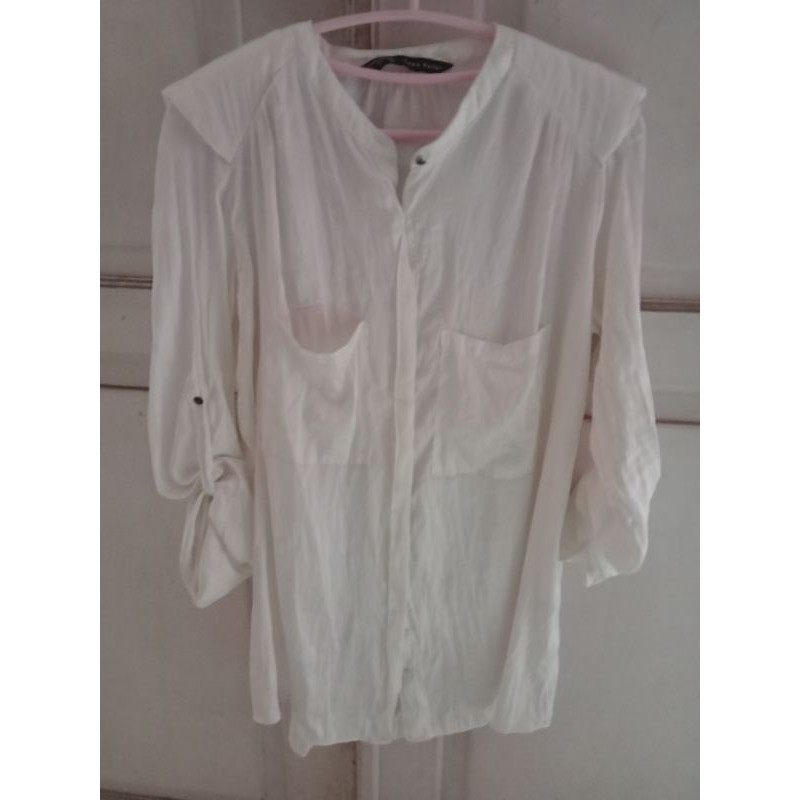 Kemeja Putih Wanita Zara