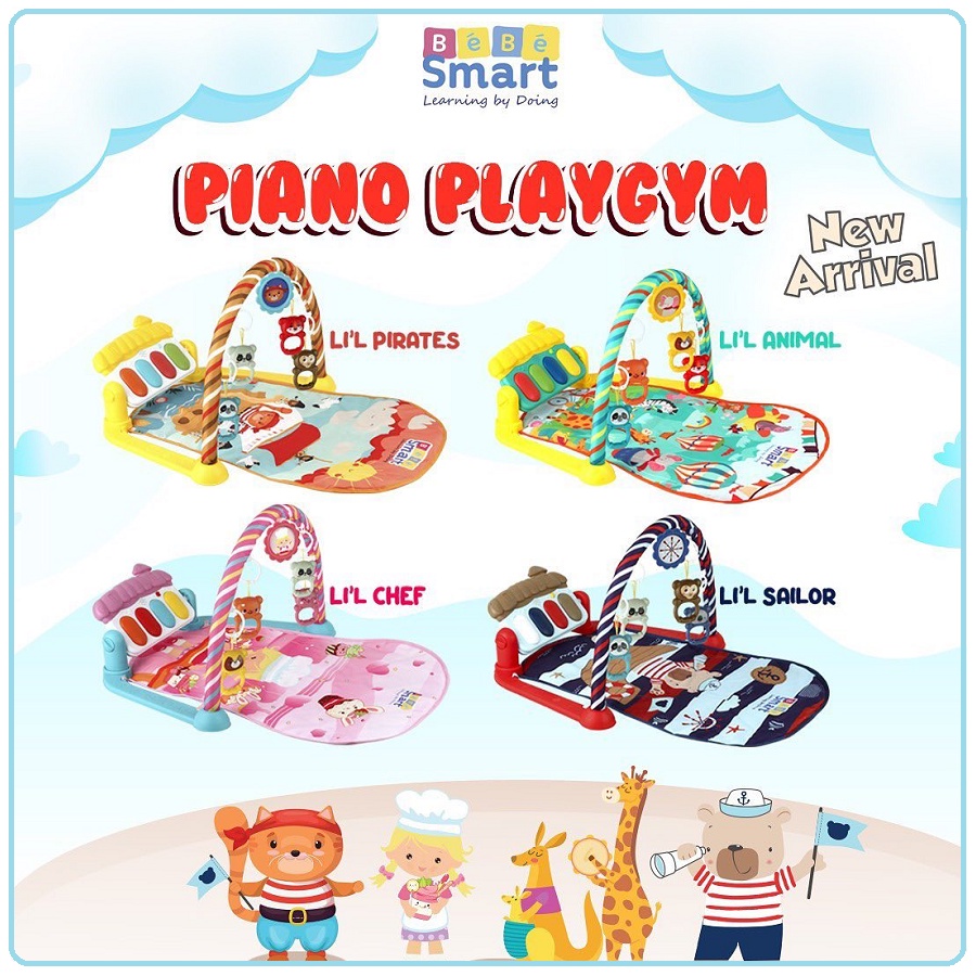 Bebe Smart Piano Playgym | Mainan &amp; Playmat Bayi