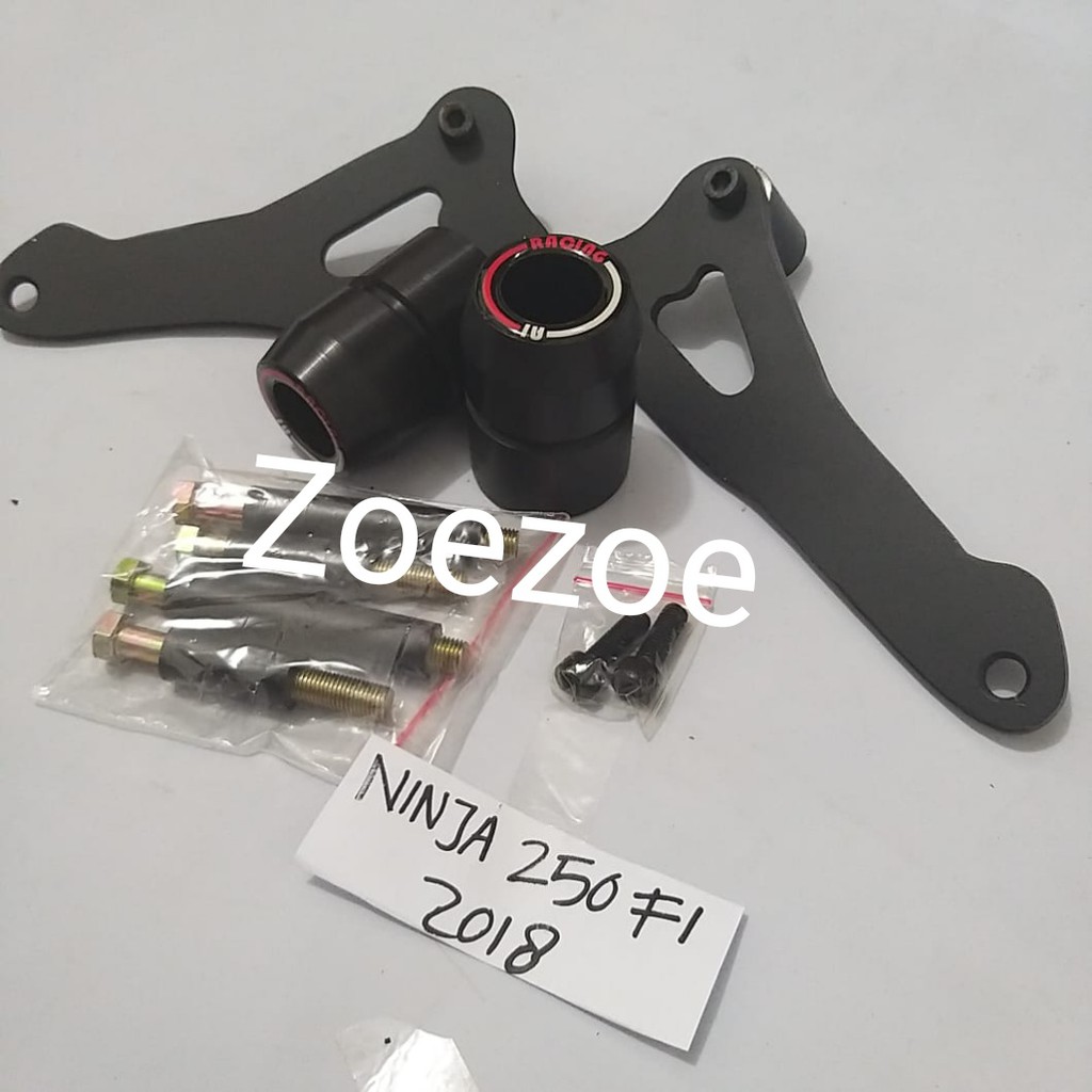 Frame slider ninja 250 fi 2018 Pelindung body ninja 250 fi 2018 Pelindung fairing ninja 250 fi 2018