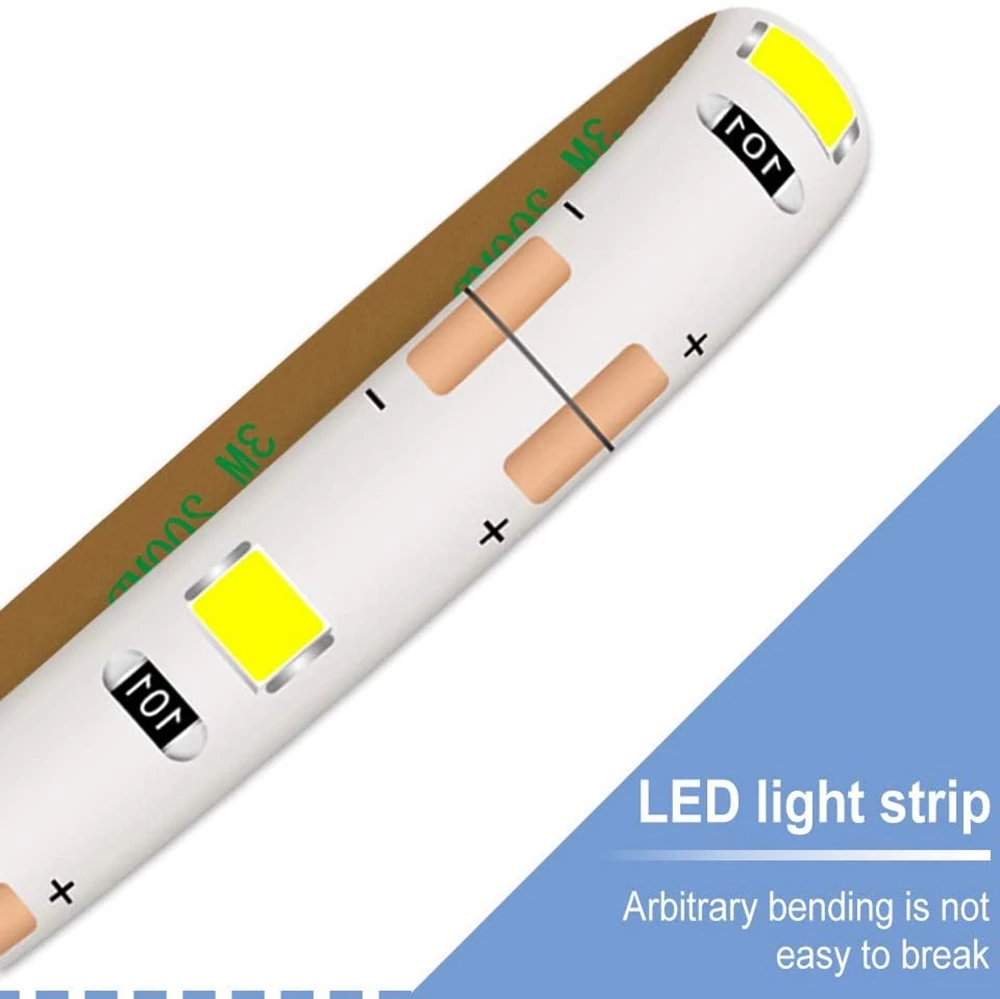 Lampu Strip Led Fleksibel Tenaga Baterai 5v Panjang 1m 2m