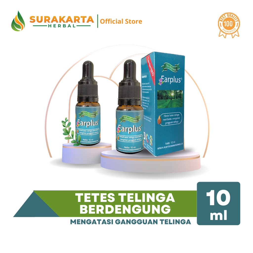 TETES earplus Obat Tetes Telinga Berdenging Herbal Alami