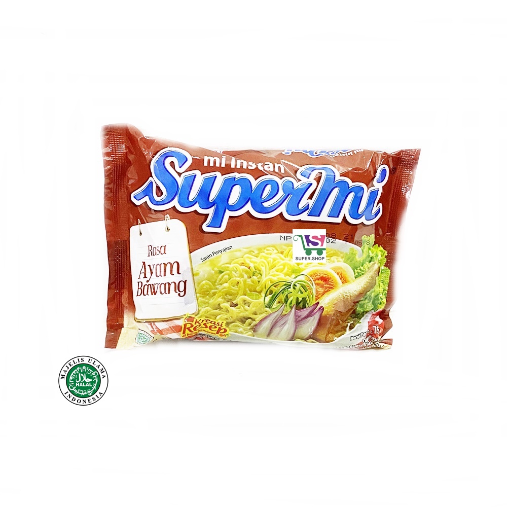 

SUPERMI Ayam Bawang Mie Instan 75 Gram