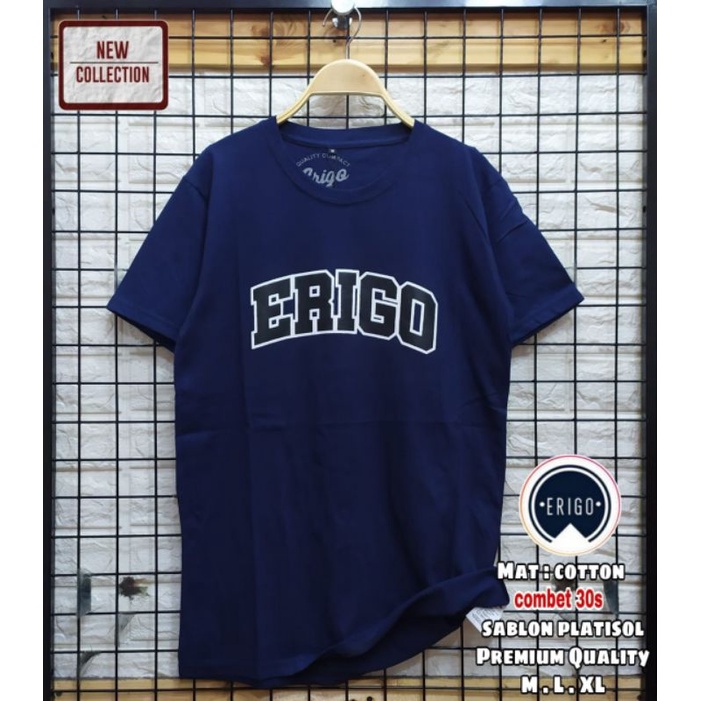 Kaos ERIGO Original /Kaos pria terbaru /kaos dewasa