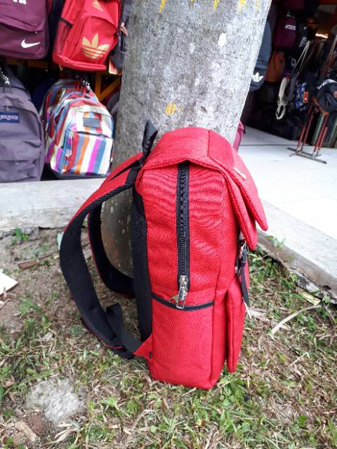 Ransel Pria Mode 2023 Ransel Laptop 14 Inci Tas Punggung Travel Bisnis Pria Tas Sekolah Nilon Tahan Air untuk Ransel Anak Laki-laki Baru