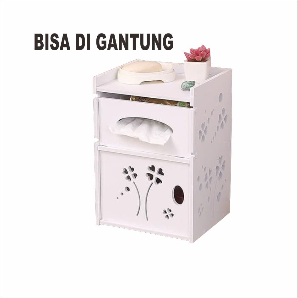 Queen_Fashions Lemari Kecil Murah Rak Dinding Minimalis Lemari Kabinet Lemari Dinding Kamar Lemari Mini 1300