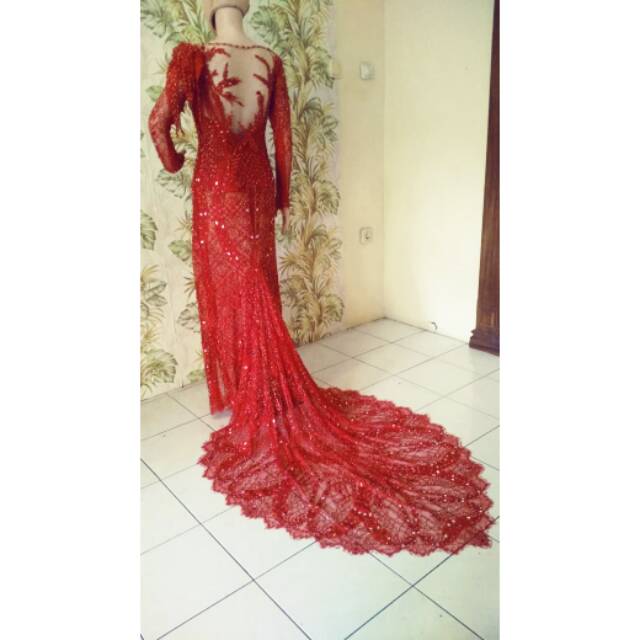 Kebaya Pengantin Baru / Kebaya Modern/Kebaya Merah