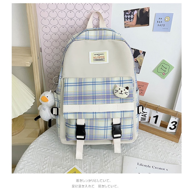 Tas Sekolah Korean Style Tas Ransel Wanita Backpack Korea Fashion Tas Wanita