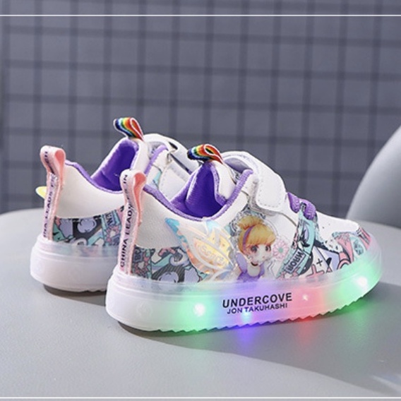 babyfit sepatu lampu anak sneakers UNDACOVER LED kids shoes import gs-630r