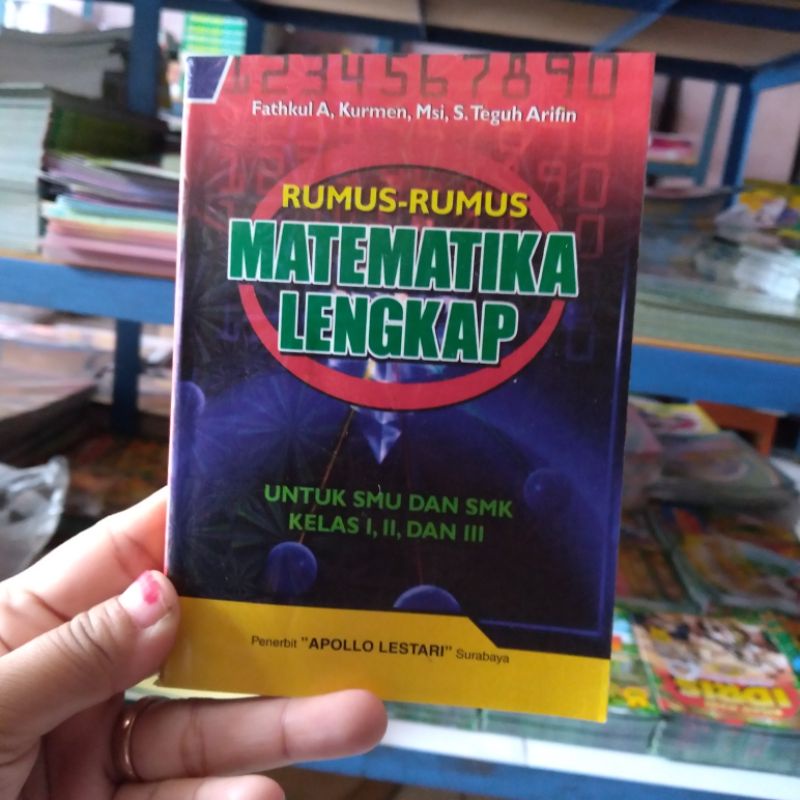 Buku rumus-rumus matematika lengkap untuk SMA/SMK