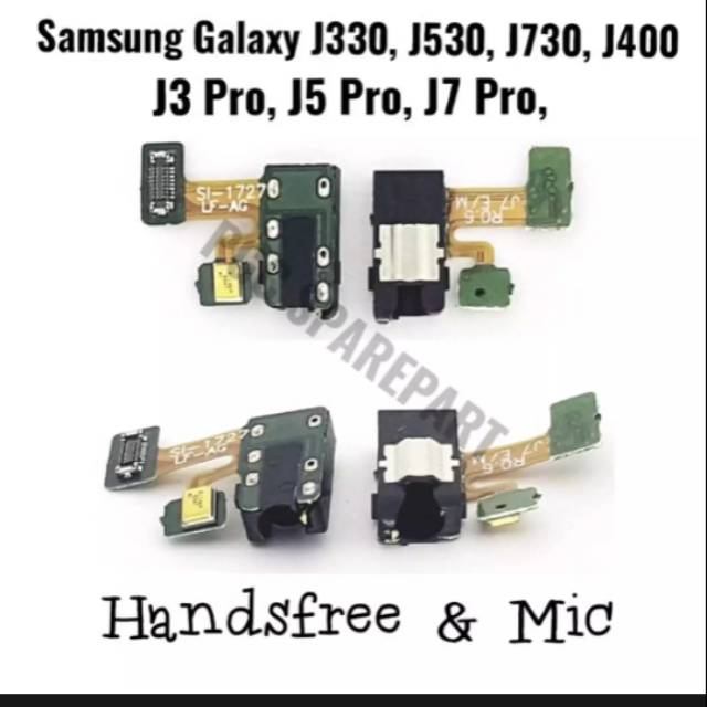 FLEXIBLE KONEKTOR MIC JACK HENSFREE SAMSUNG J3 PRO J5 PRO J7 PRO