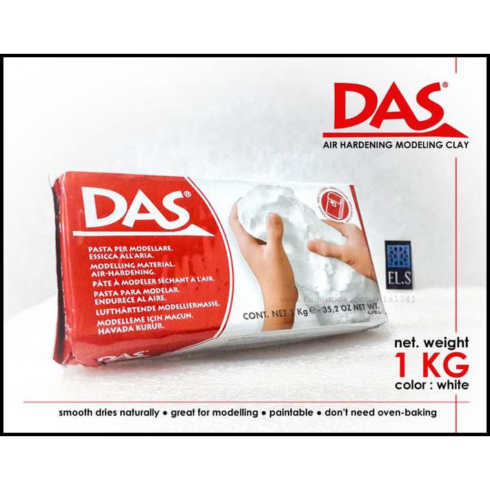 

Das Modeling Air Drying Clay White 1000 gr