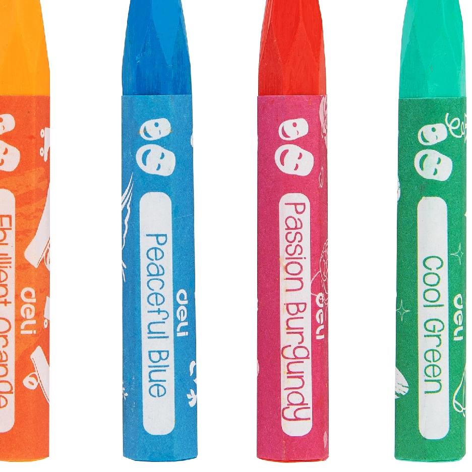 

Harga Murah ★ Deli Oil Pastel Crayon 12/24/36 Warna cerah sempurna tidak beracun EC20134;