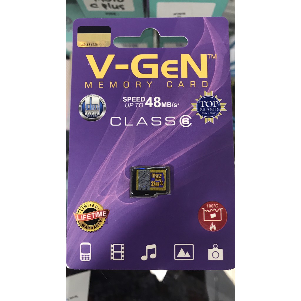 Memori card micro sd mmc vgen 32gb class 6 original