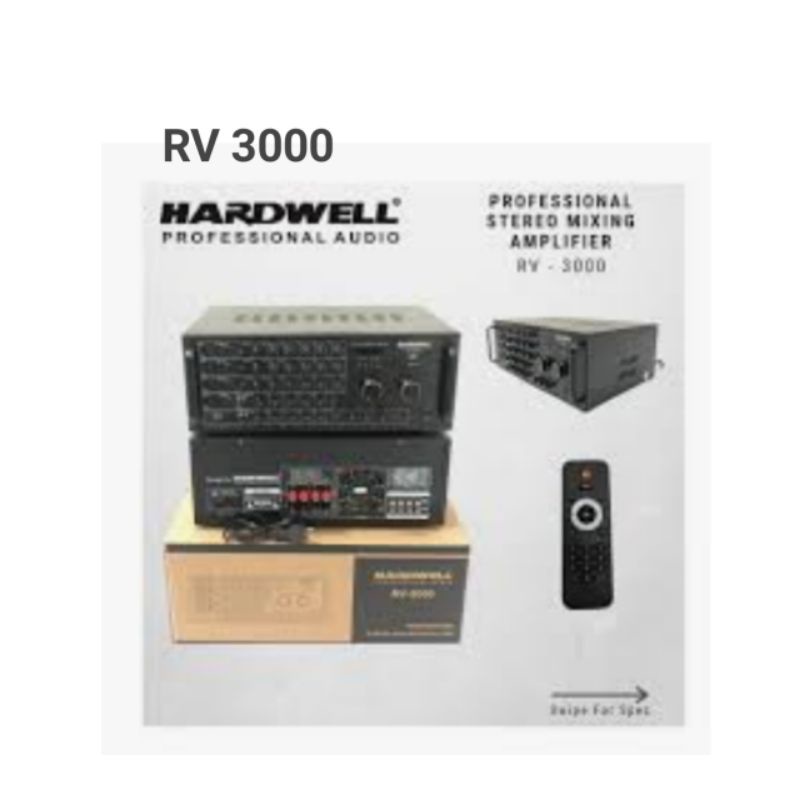 Amplifier karaoke Hardwell RV 3000, power Ampli , garansi resmi hardwell