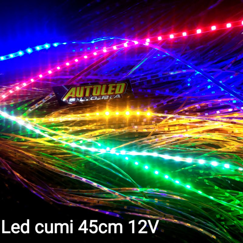 led cumi 45cm 12V variasi lampu plat dan lampu kolong