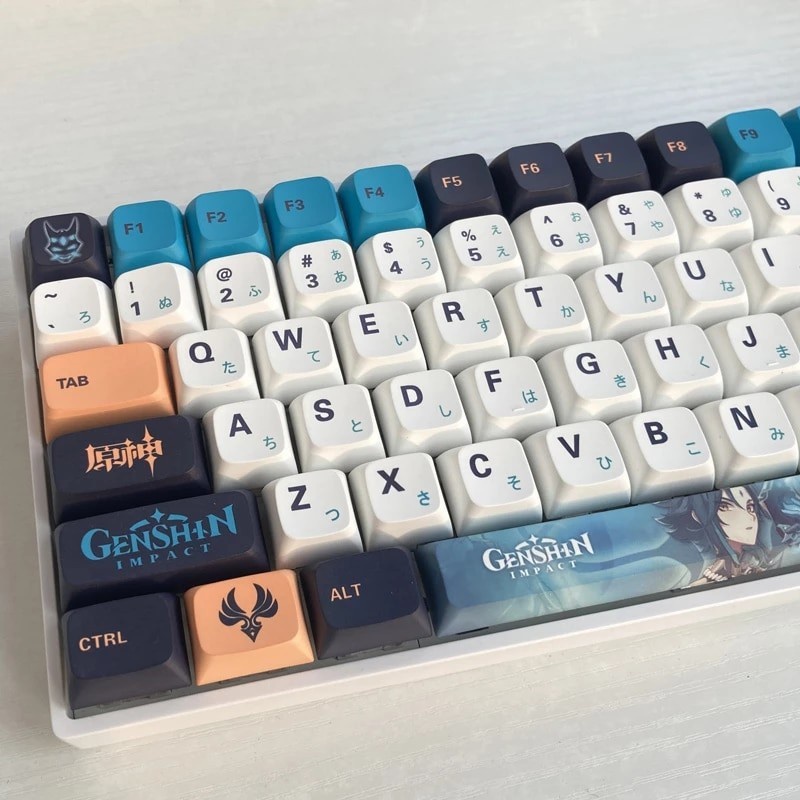 Genshin Impact Xiao PBT Keycaps 140 set XDA Profile