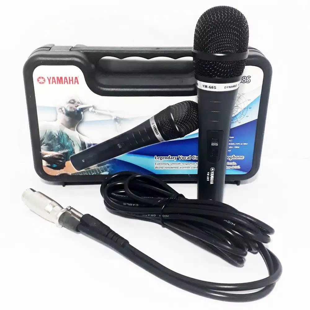 Mikrofon YAMAHA YM-68S microphone vocal profesional suara mantap