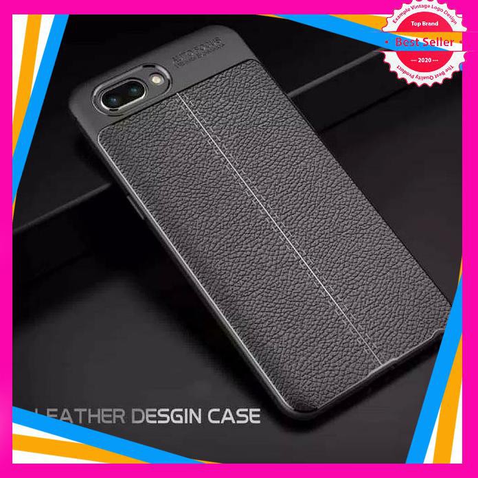CASING HP LEATER OPPO A3S SOFT KULIT CASE