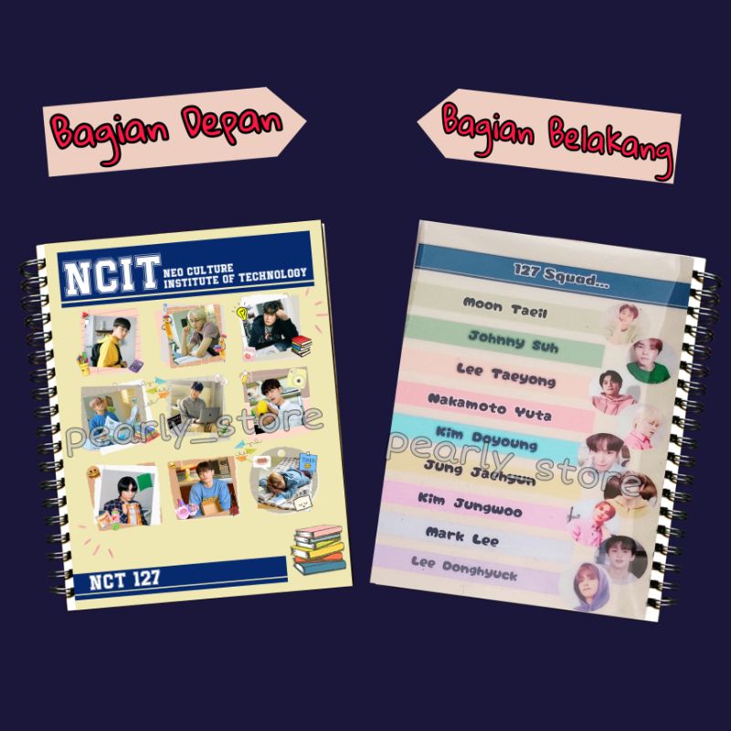 

Notebook NCT 127 NCIT Buku Catatan