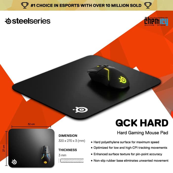 Steelseries QcK Hard Gaming Mousepad