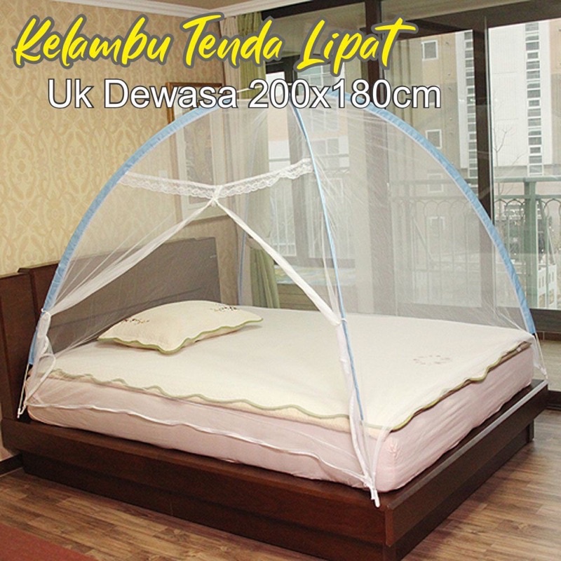 Kelambu lipat kelambu tenda 180x200/ kelambu tenda / kelambu tenda bai chuan