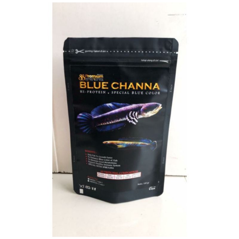 Pelet Ikan PREMIUM blue channa