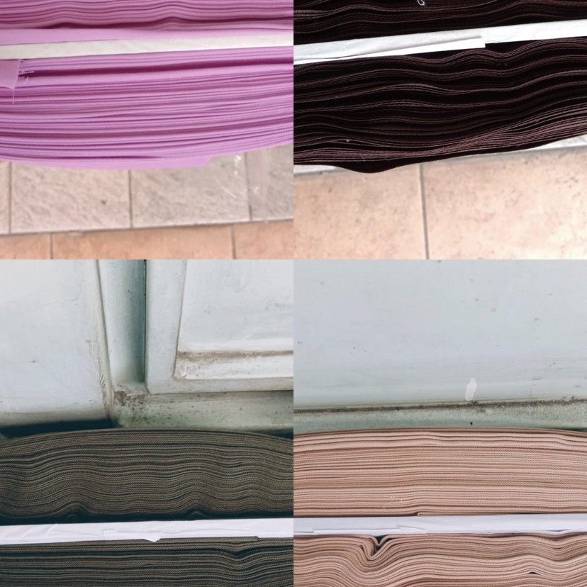 (HARGA PER 0,5 METER) Kain TOYOBO ROYAL MIX Platinum