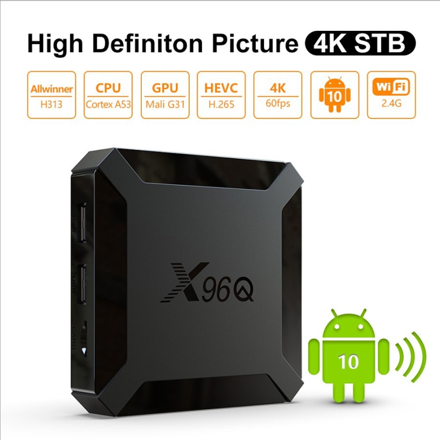Hiplay X96Q Android TV Box AllWinner H313 2GB 16GB Android 10.0