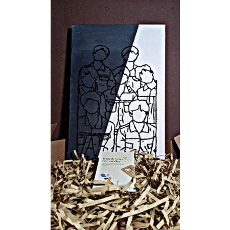 

canvas embroidery&giftbox