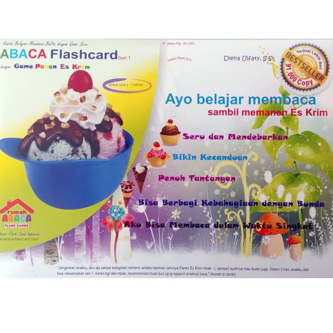 

BEST SELLER ABACA Flash Card seri 1 TERJAMIN